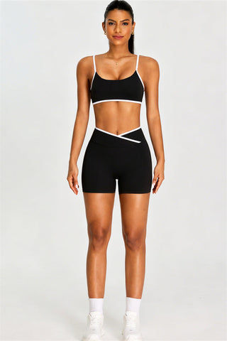 The Dwell Sports Bra Shorts 2-Piece Set