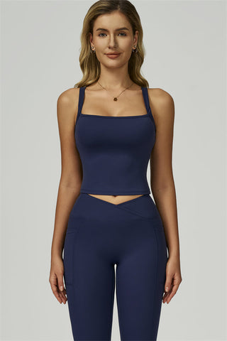 The Flourish Crop Tank Leggings 2-Piece Set