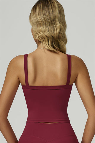 The Flourish Crop Tank Flared Leggings 2-Piece Set