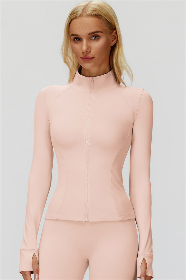 The FemmeFit Zip Jacket - Glamourous Grace