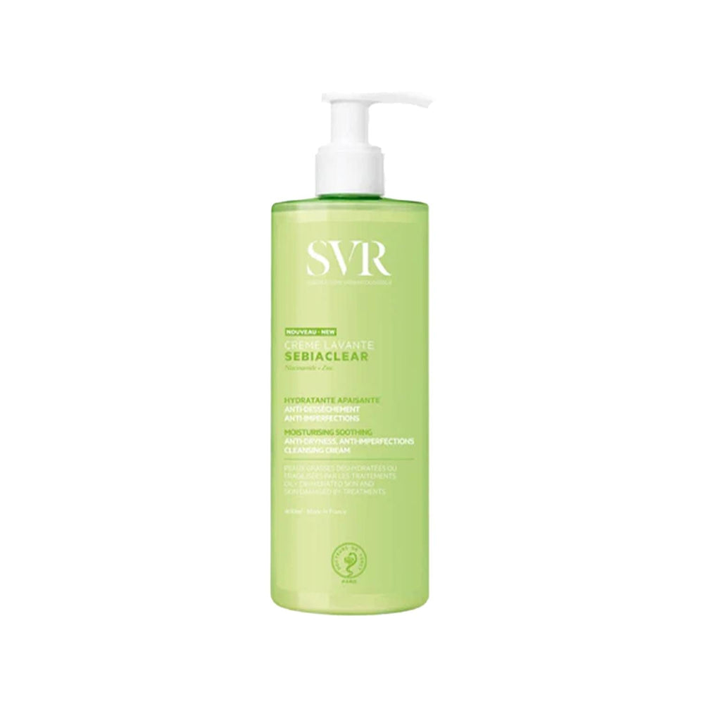 SVR Sebiaclear Gentle Facial Cleanser for Sensitive, Oily, Acne-Prone Skin | Cleanses Impurities, Controls Oil (13.53 fl oz)