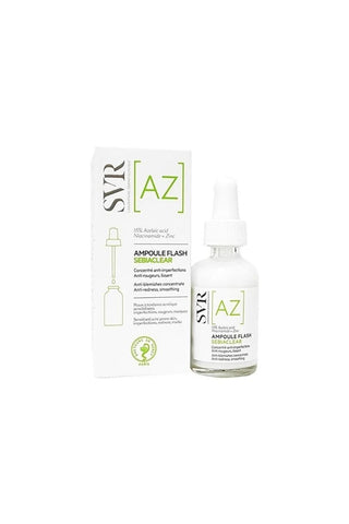 SVR Sebiaclear AZ Ampoule Flash 30ml - Concentrated Serum for Acne-Prone Skin with 15% Azelaic Acid - Glamourous Grace