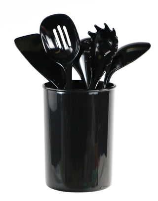 6pc Utensil Set, Black