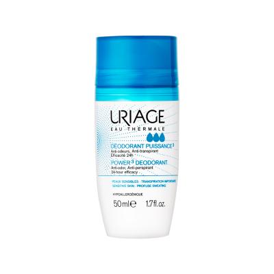 Uriage Power Deodorant Roll-On - Long-Lasting, Non-Staining, Alcohol-Free Antiperspirant Deodorant for Sensitive Skin - Glamourous Grace