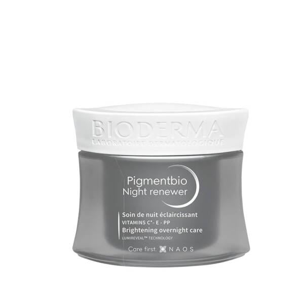 Bioderma Pigmentbio Night Renewer - Anti-Aging Night Care Cream for Sensitive Skin with Brightening & Firming Benefits - Glamourous Grace