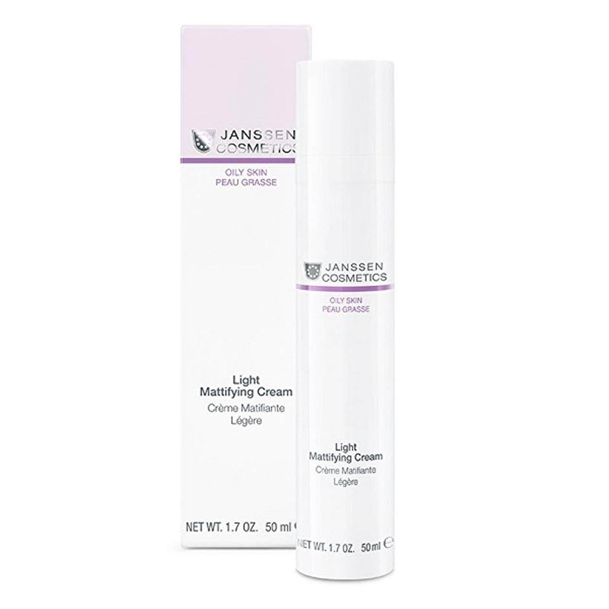 Janssen Cosmetics Mattifying Moisturizing Cream for Oily Skin - Sebum Control, Hydrating Face Cream with Natural Ingredients - Glamourous Grace