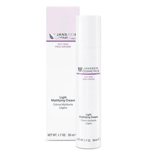 Janssen Cosmetics Mattifying Moisturizing Cream for Oily Skin - Sebum Control, Hydrating Face Cream with Natural Ingredients - Glamourous Grace