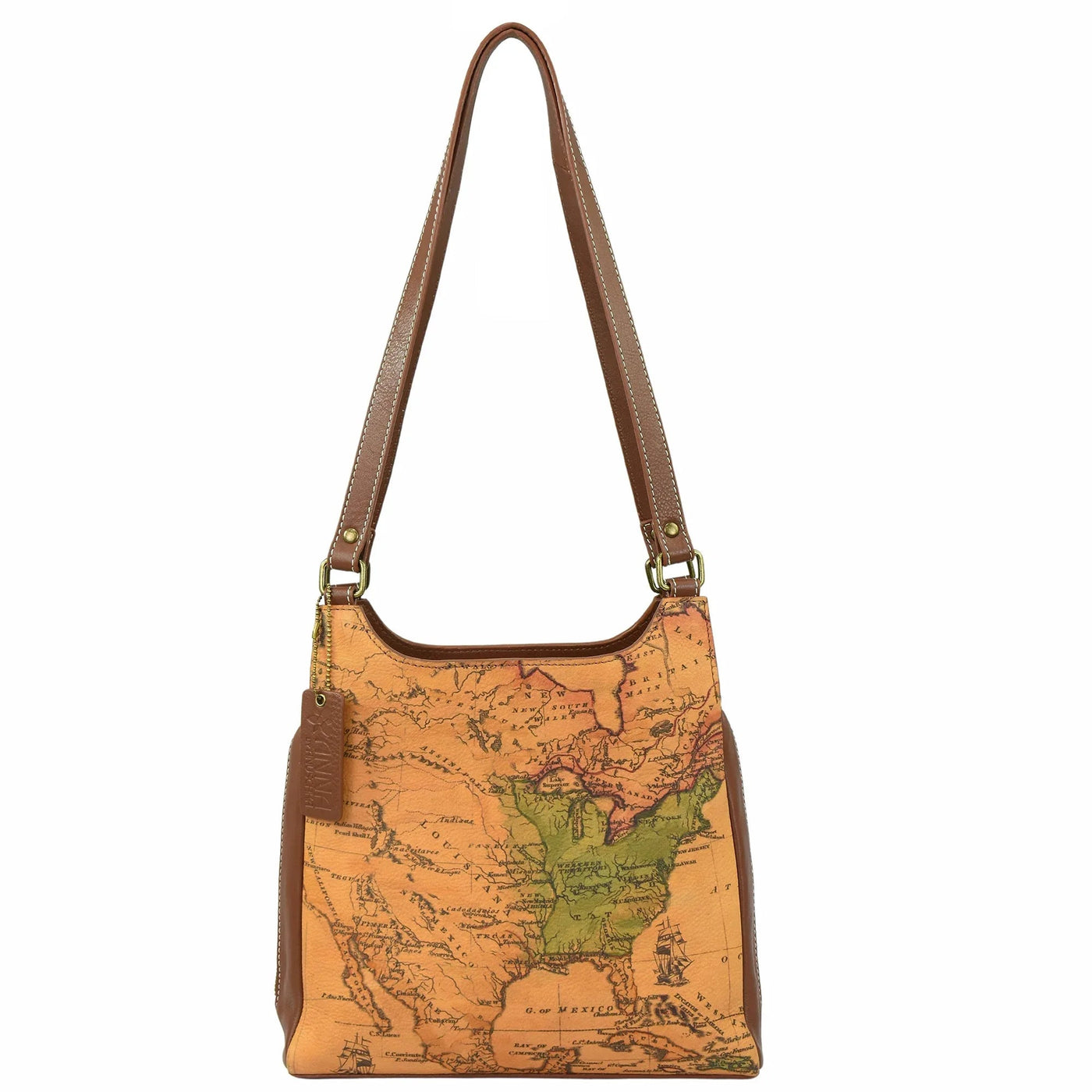 Heritage Leather Triple Compartment Satchel - 7001 - Glamourous Grace