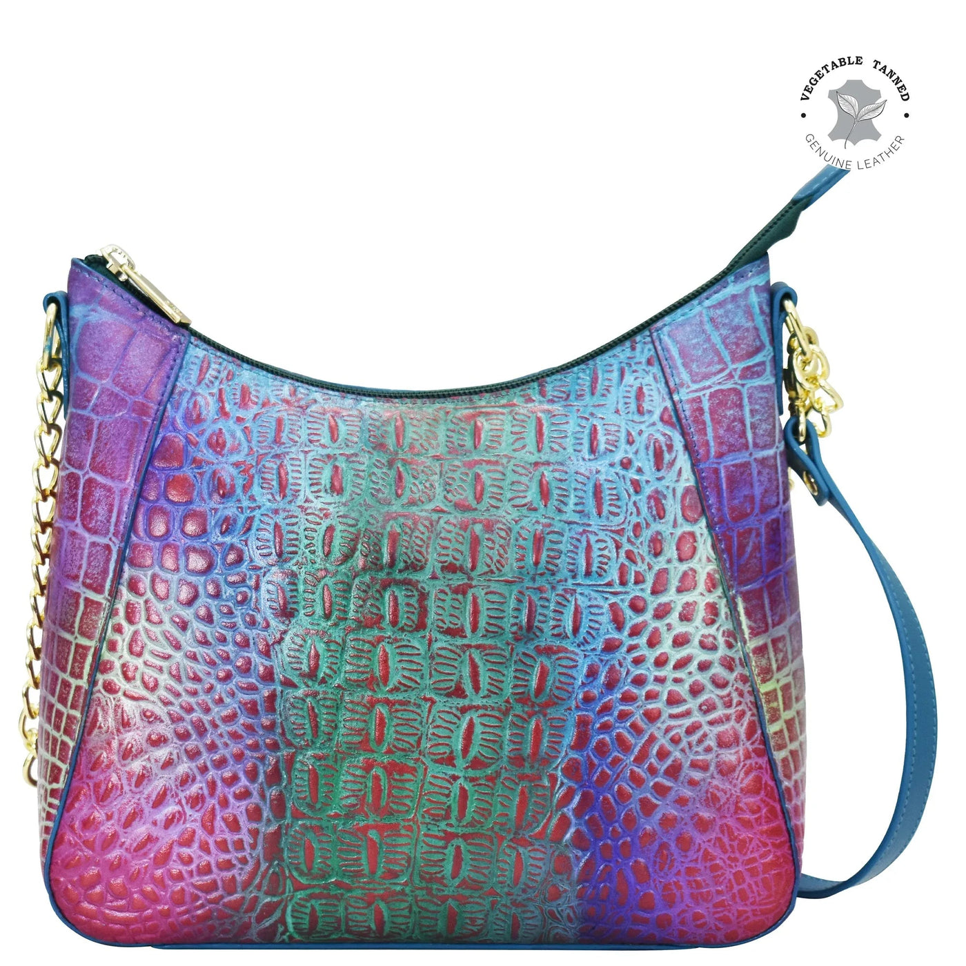 Zip-Top Shoulder Hobo - 709 - Glamourous Grace