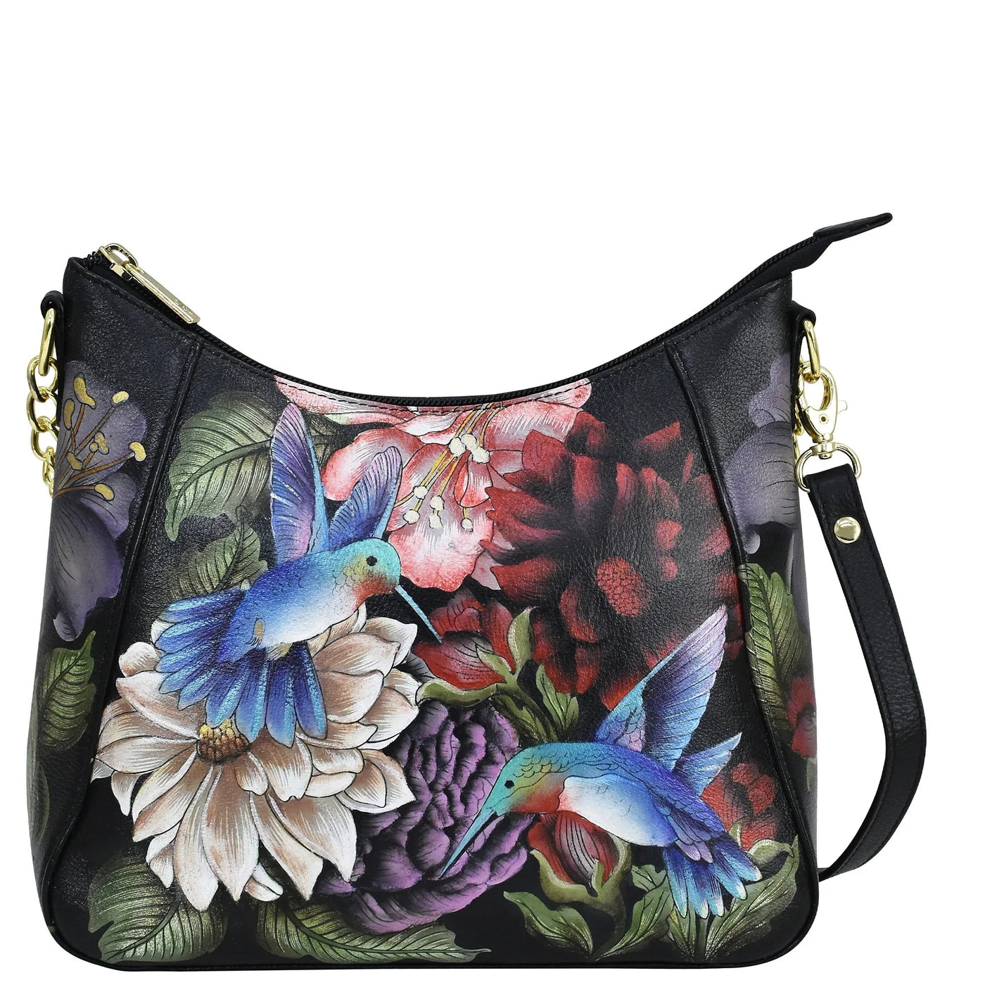 Zip-Top Shoulder Hobo - 709 - Glamourous Grace