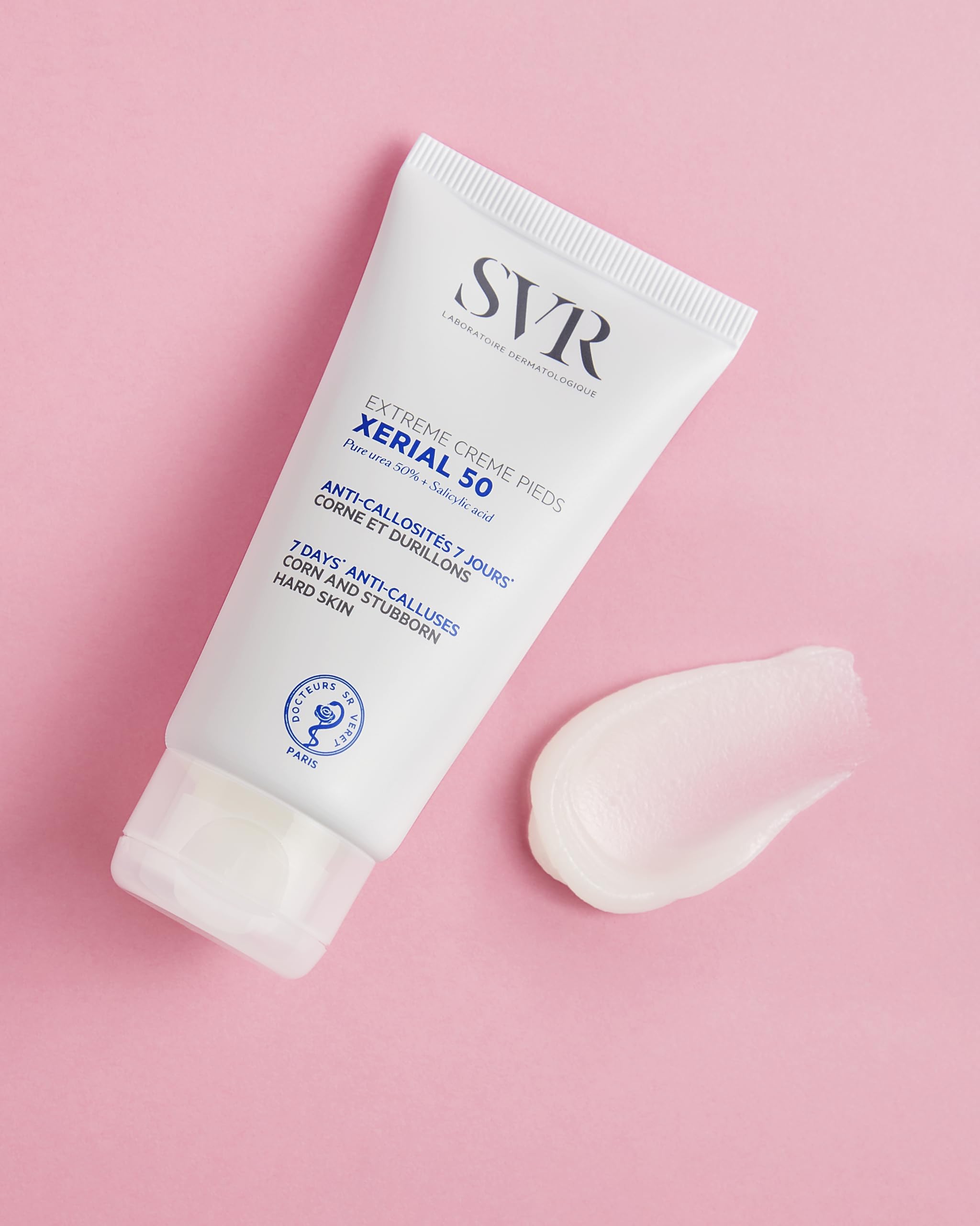 SVR Creme Pieds Xerial 30 - Intensive Foot Cream for Dry Feet with 30% Urea, Moisturizing & Soothing, 1.69 fl oz - Glamourous Grace