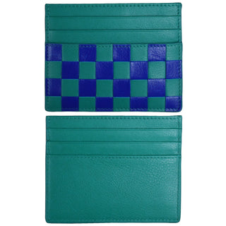 CHECKERBOARD CARD CASE
