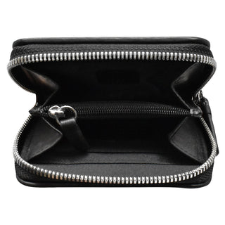 CHECKERBOARD ZIP AROUND WALLET