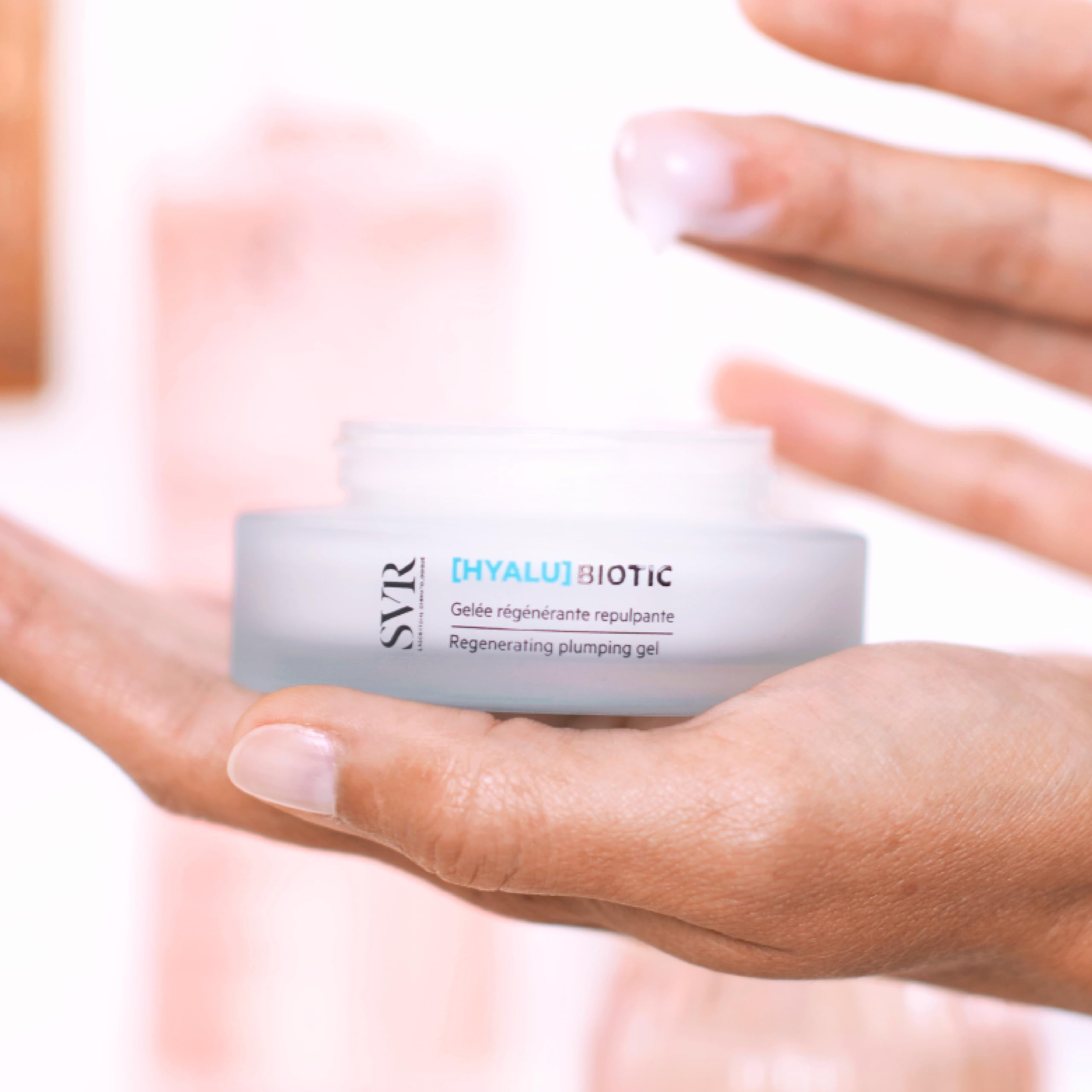 SVR Hyalu Biotic Regenerating Plumping Anti-aging Face Cream/Gel - Sensitive Skin Friendly, Hydrating, Vitamin C Enriched - Glamourous Grace
