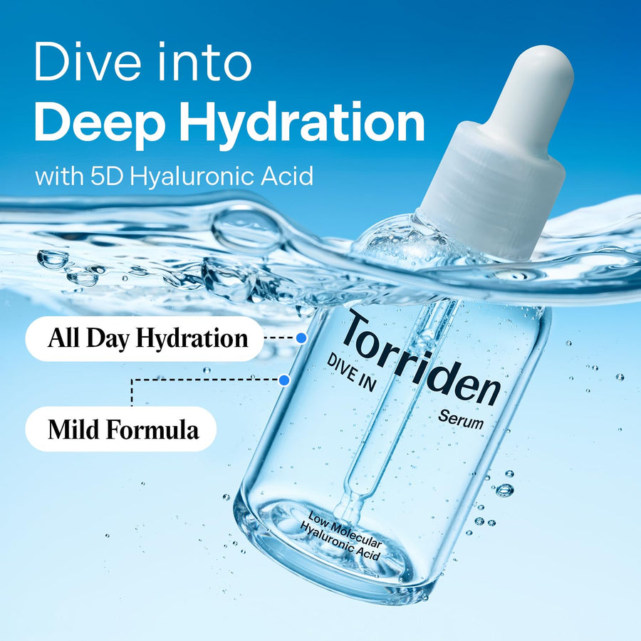 Torriden Dive In Low Molecular Hyaluronic Acid Serum - Glamourous Grace