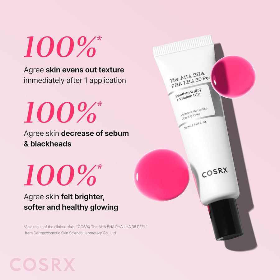 Cosrx The AHA BHA PHA LHA 35 Peel - Glamourous Grace