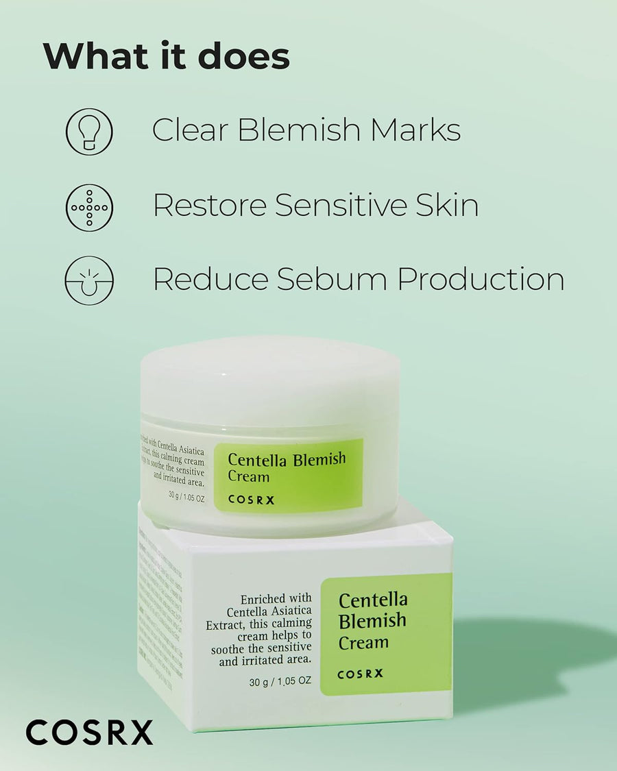 Cosrx Centella Blemish Cream - Glamourous Grace