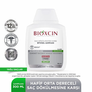 Bioxcin Anti-Hair Loss Shampoo for Oily Hair - Strengthens Hair Follicles, Prevents Hair Loss - Glamourous Grace