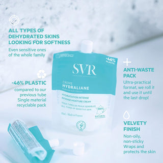 Svr Hydraliane Moisturizing Cream for Dry & Sensitive Skin - Intense Hydration, 50ml - Glamourous Grace