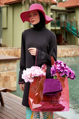 Pink Beach Bag C2402 - Glamourous Grace