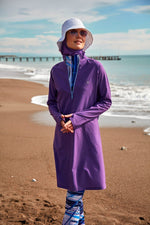 Woven Purple Burkini Modest Swimwear M2492 Marina Modest