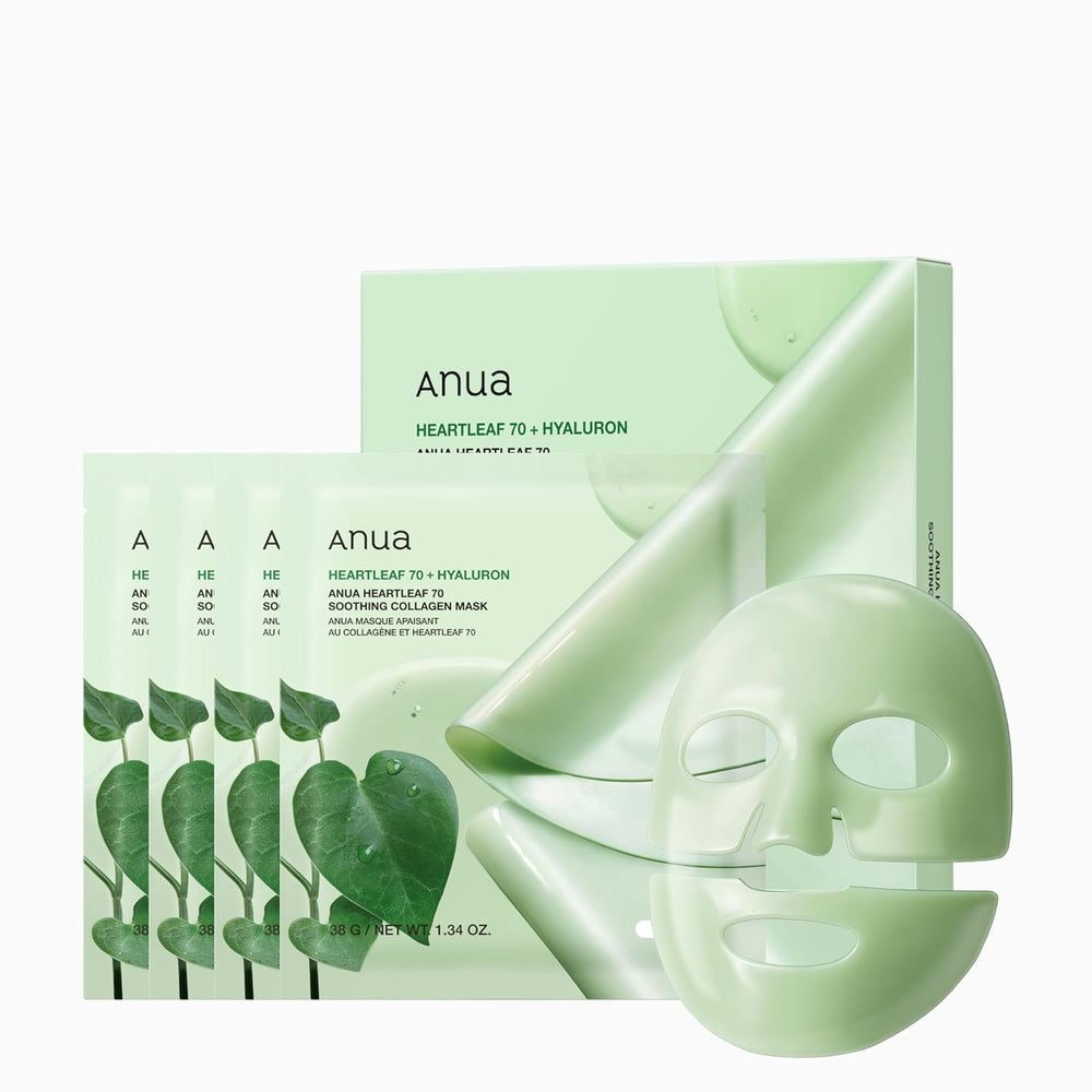 Anua Heartleaf 70 Soothing Collagen Mask - Glamourous Grace