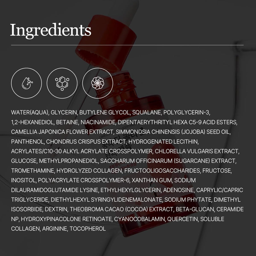 Round Lab Camellia Deep Collagen Firming Ampoule - Glamourous Grace