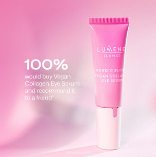 Lumene Vegan Collagen Eye Serum 10ml - Anti-aging Skincare for Fine Lines & Wrinkles - Glamourous Grace
