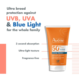 Avene Intense Protect SPF50+ Fluid Ultra Sunscreen 150 ml - Glamourous Grace