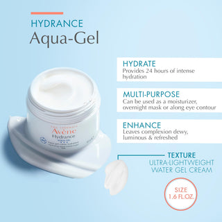 Avene Hydrance Aqua Gel Cream - Moisturizing Cream for Sensitive Skin - Hydrating Gel Cream 1.69 fl oz - Glamourous Grace