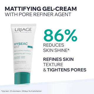 Uriage Hyseac Mat 40ml Mattifying Cream for Oily Skin - Makeup Base, Pore Minimization - Glamourous Grace