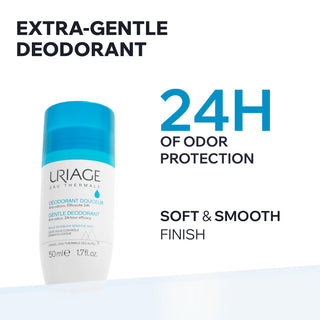 Uriage Gentle Deodorant Roll-on 50ml - Glamourous Grace
