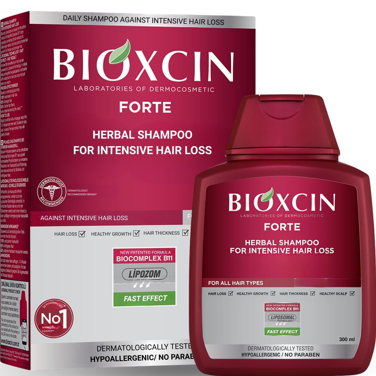 Bioxcin Forte Intense Hair Loss Care Kit - Glamourous Grace