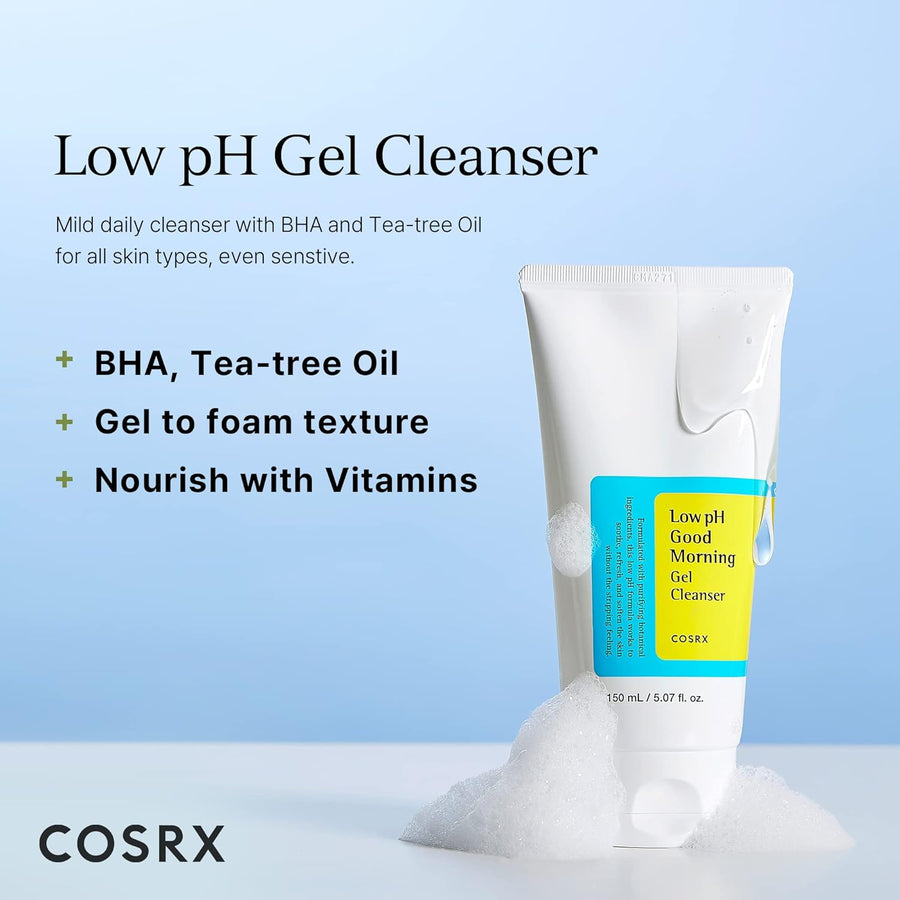 Cosrx Low pH Good Morning Gel Cleanser - Glamourous Grace