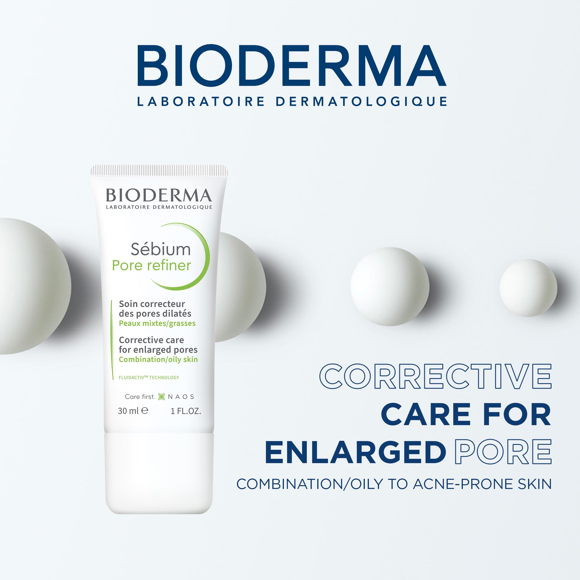Bioderma Sebium Mat Control Matifying Face Cream - 8-Hour Shine Control, Non-Comedogenic & Hypoallergenic Moisturizer - Glamourous Grace