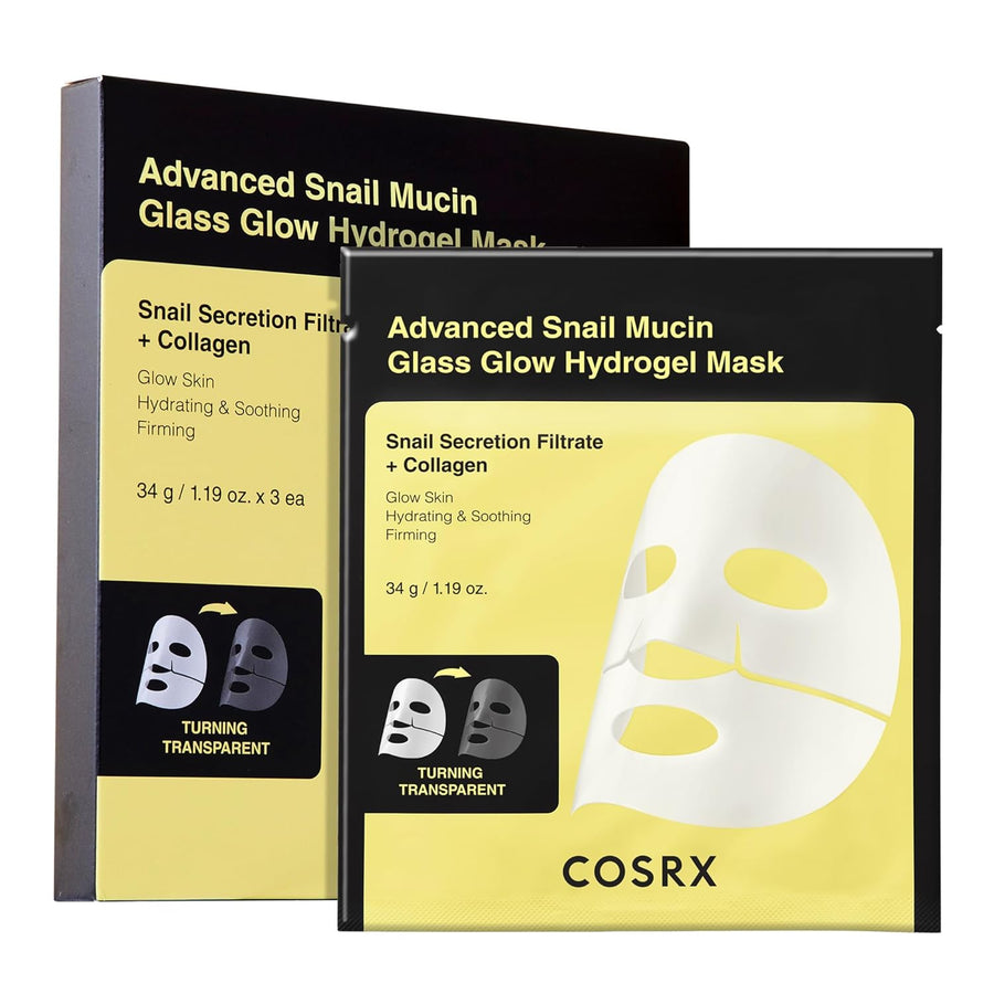 Cosrx Advanced Snail Mucin Glass Glow Hydrogel Mask - Glamourous Grace