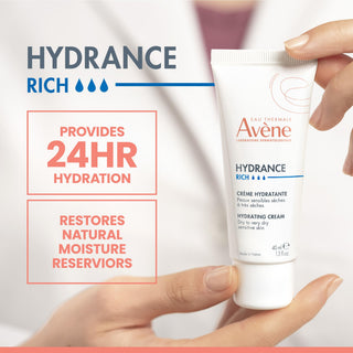 Avene Hydrance Hydrating Cream Rich - Moisturizing Cream for Dry Skin, Soothes and Hydrates, 1.35 fl oz - Glamourous Grace