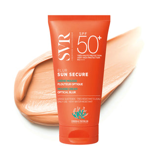 SVR Blur Sun Secure Sunscreen SPF50+ 50ml - Non-Comedogenic Moisturizing Sun Protection - Glamourous Grace
