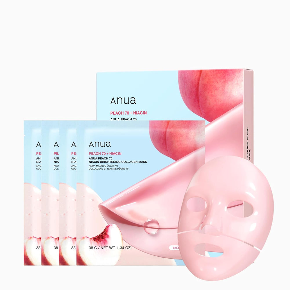 ANUA Peach 70 Niacin Brightening Collagen Mask - Glamourous Grace