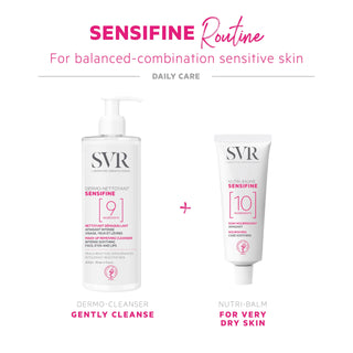 SVR Sensifine Dermo Nettoyant Facial Cleanser & Makeup Remover - Gentle, Dermatologically Tested, 400ml - Glamourous Grace