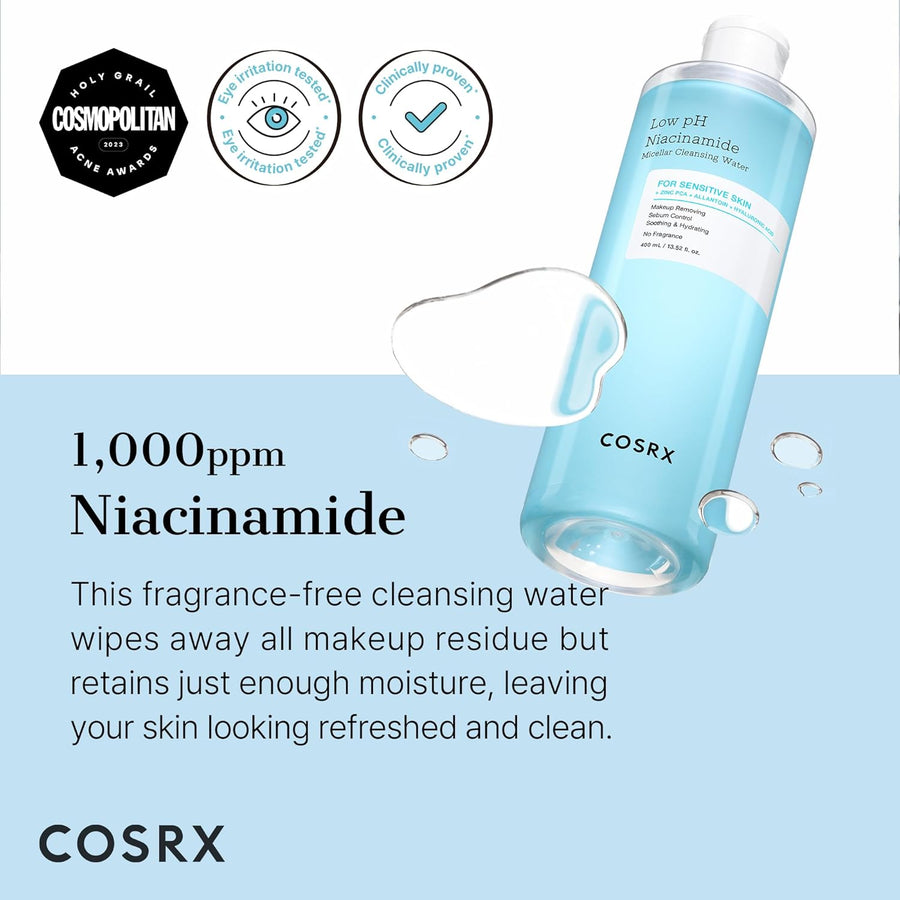 Cosrx Low pH Niacinamide Micellar Cleansing Water - Glamourous Grace