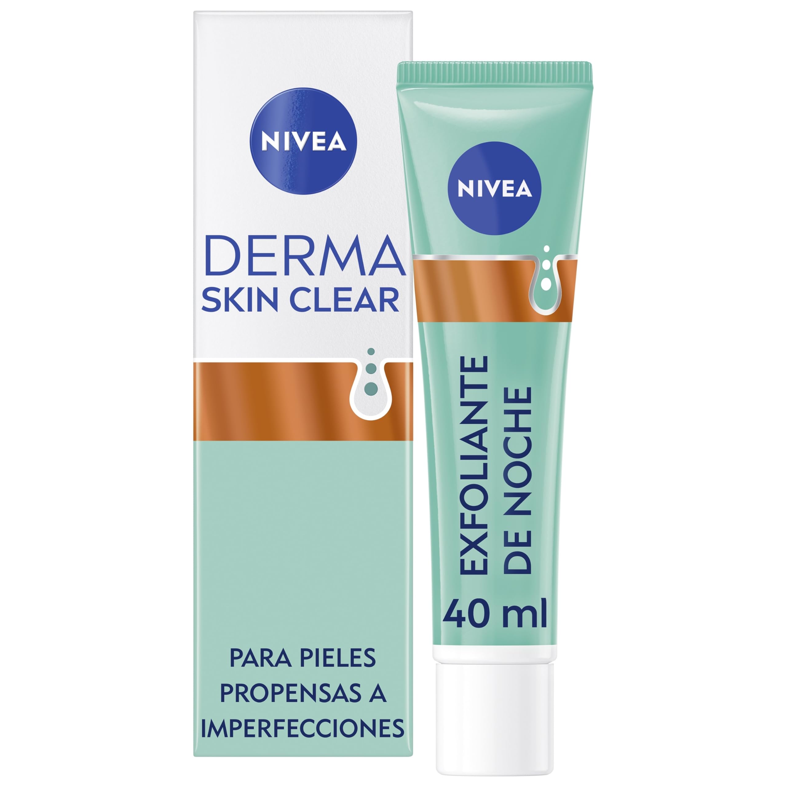 Nivea Derma Skin Clear Night Exfoliator - Acne Care | 40ml - Glamourous Grace