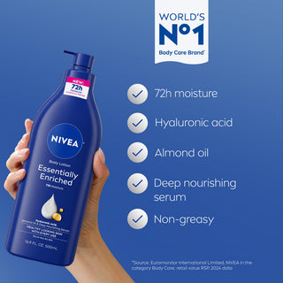 Nivea Moisturizing Body Lotion - 16.9 fl oz | Deep Hydration - Glamourous Grace