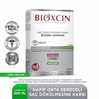 Bioxcin Anti-Hair Loss Shampoo for Oily Hair - Strengthens Hair Follicles, Prevents Hair Loss - Glamourous Grace