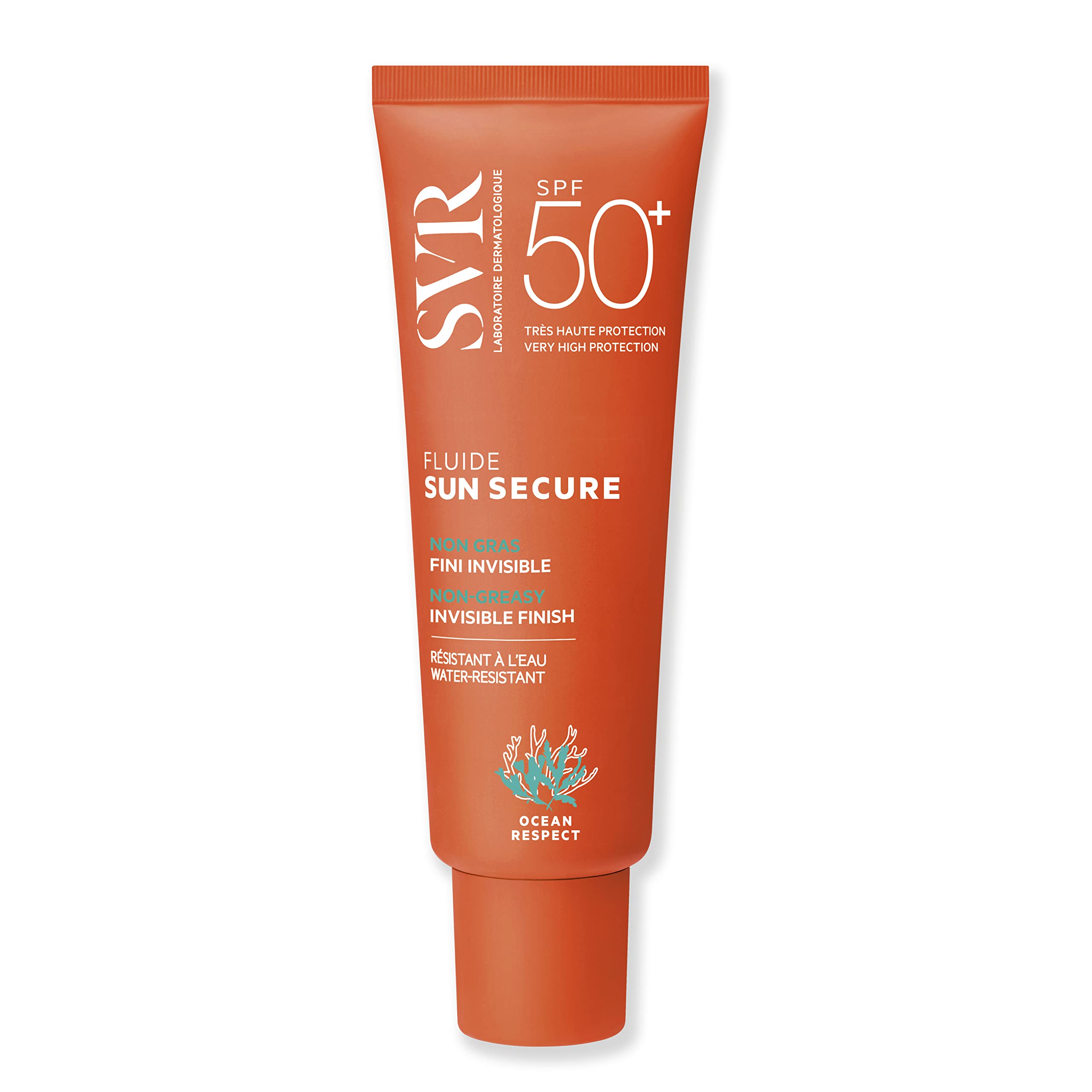 SVR Sun Secure Fluide SPF50+ Sunscreen Lotion - Water Resistant, Non-Greasy, Chemical-Free Protection - Glamourous Grace