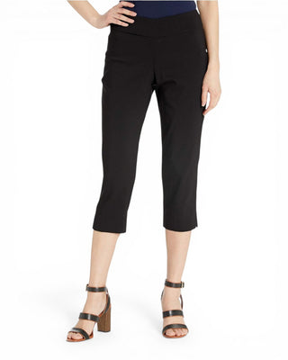Krazy Larry P511 Pull-On Capri Pants - Black