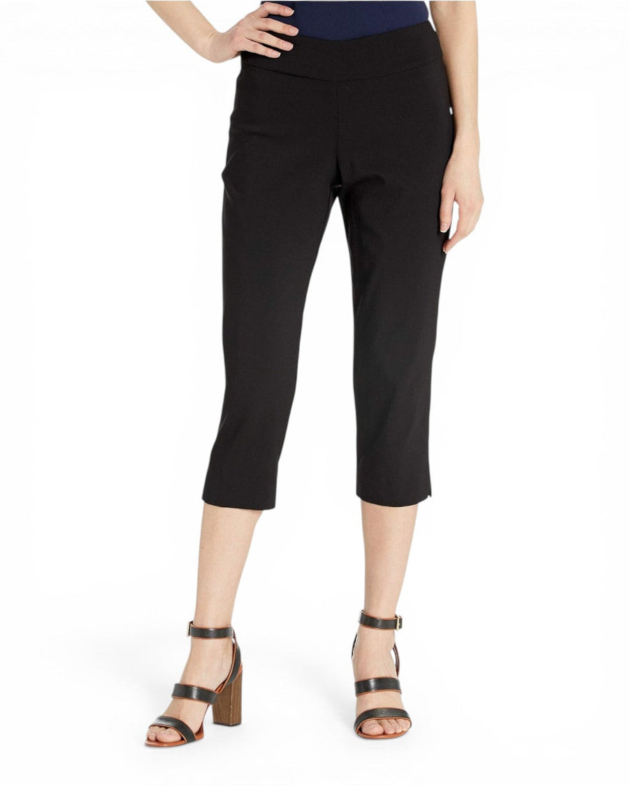 Krazy Larry P511 Pull-On Capri Pants - Black - Glamourous Grace