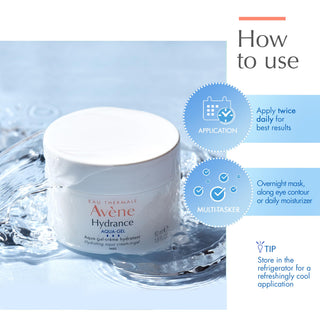 Avene Hydrance Aqua Gel Cream - Moisturizing Cream for Sensitive Skin - Hydrating Gel Cream 1.69 fl oz - Glamourous Grace
