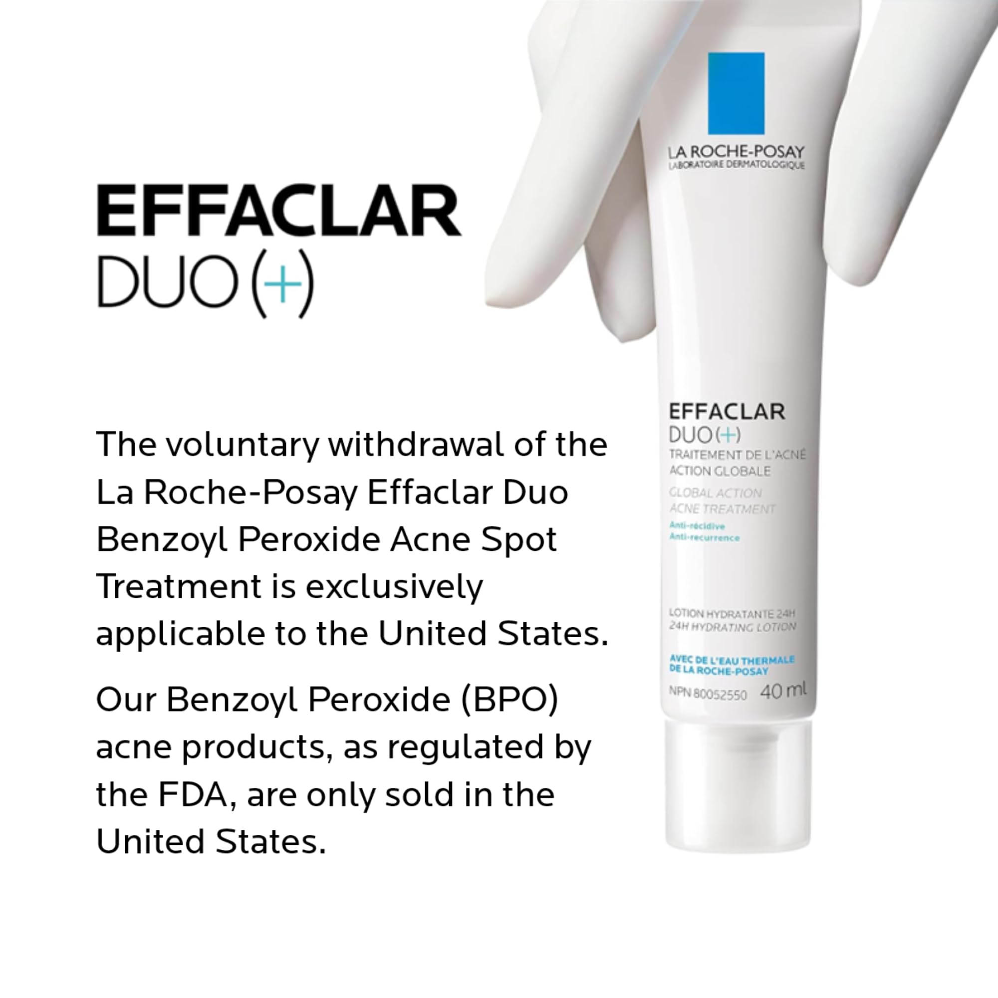 La Roche Posay Effaclar duo (+) Cream 40 ml - Glamourous Grace