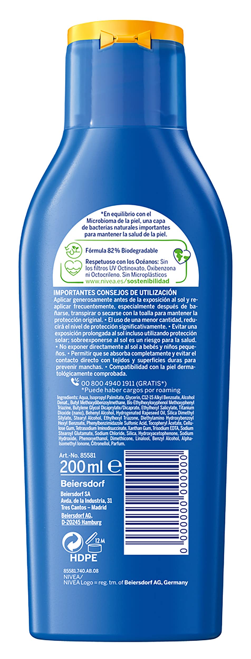 Nivea Sun Sunscreen Lotion SPF 30 - Moisturizing Protection | 200ml - Glamourous Grace